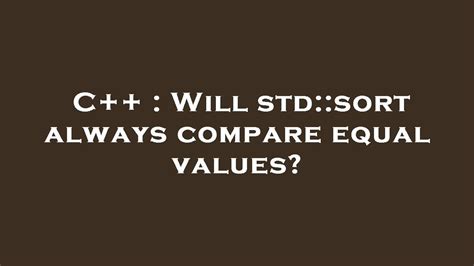 std equal|c++ compare.